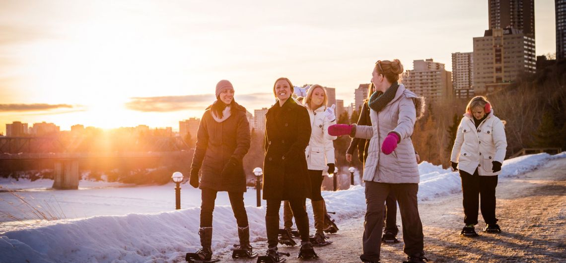 Snowshoeing Edmonton