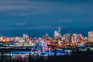 Edmonton - Skyline Nacht