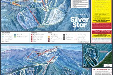 Silver Star - Skigebietskarte