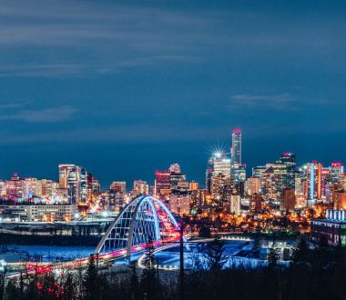 Edmonton - Skyline Nacht